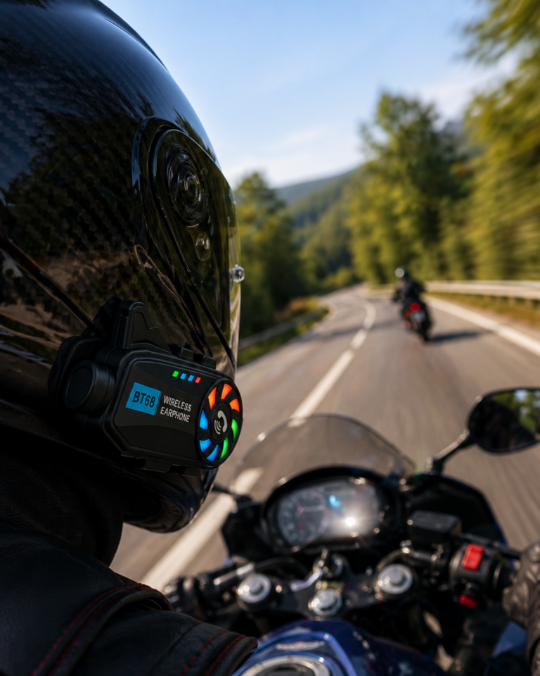 Motosiklet Kask Kamera Sistemi Gece Görüş Destekli Bluetooth ve Uzun Pil