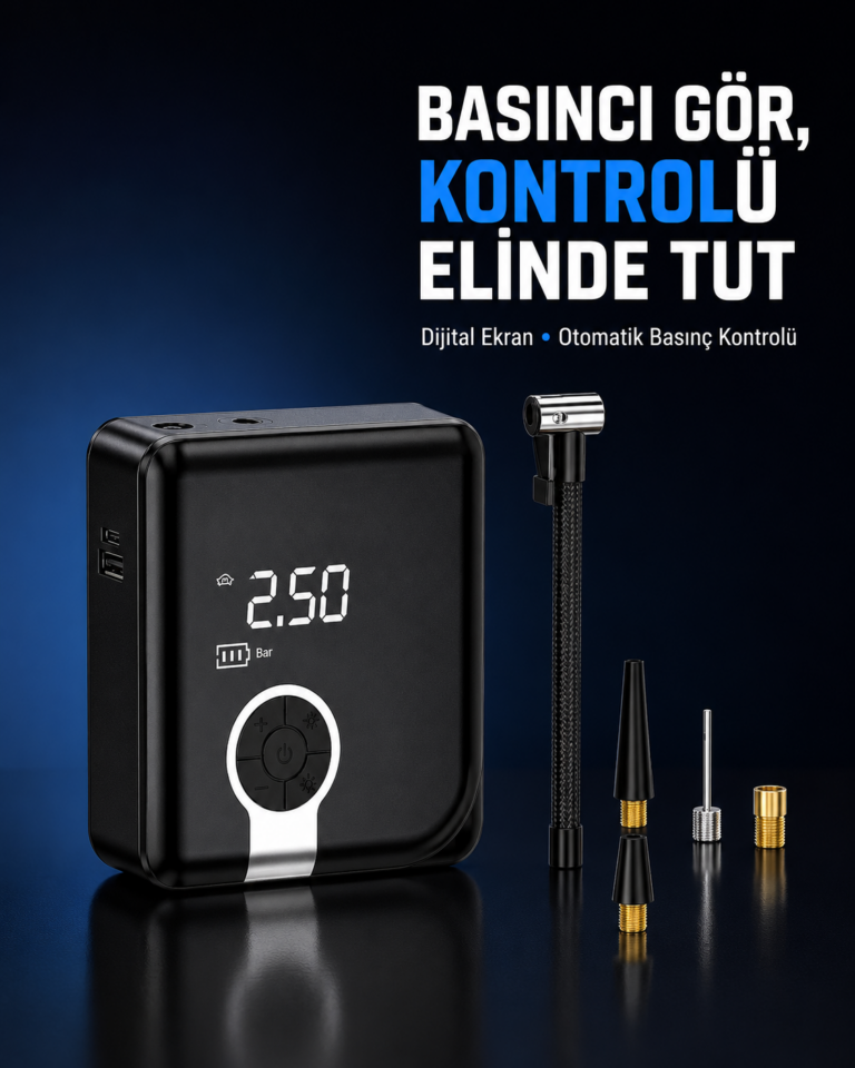 Taşınabilir Diyafram Tip Kompresör Yüksek Basınç Kapasiteli