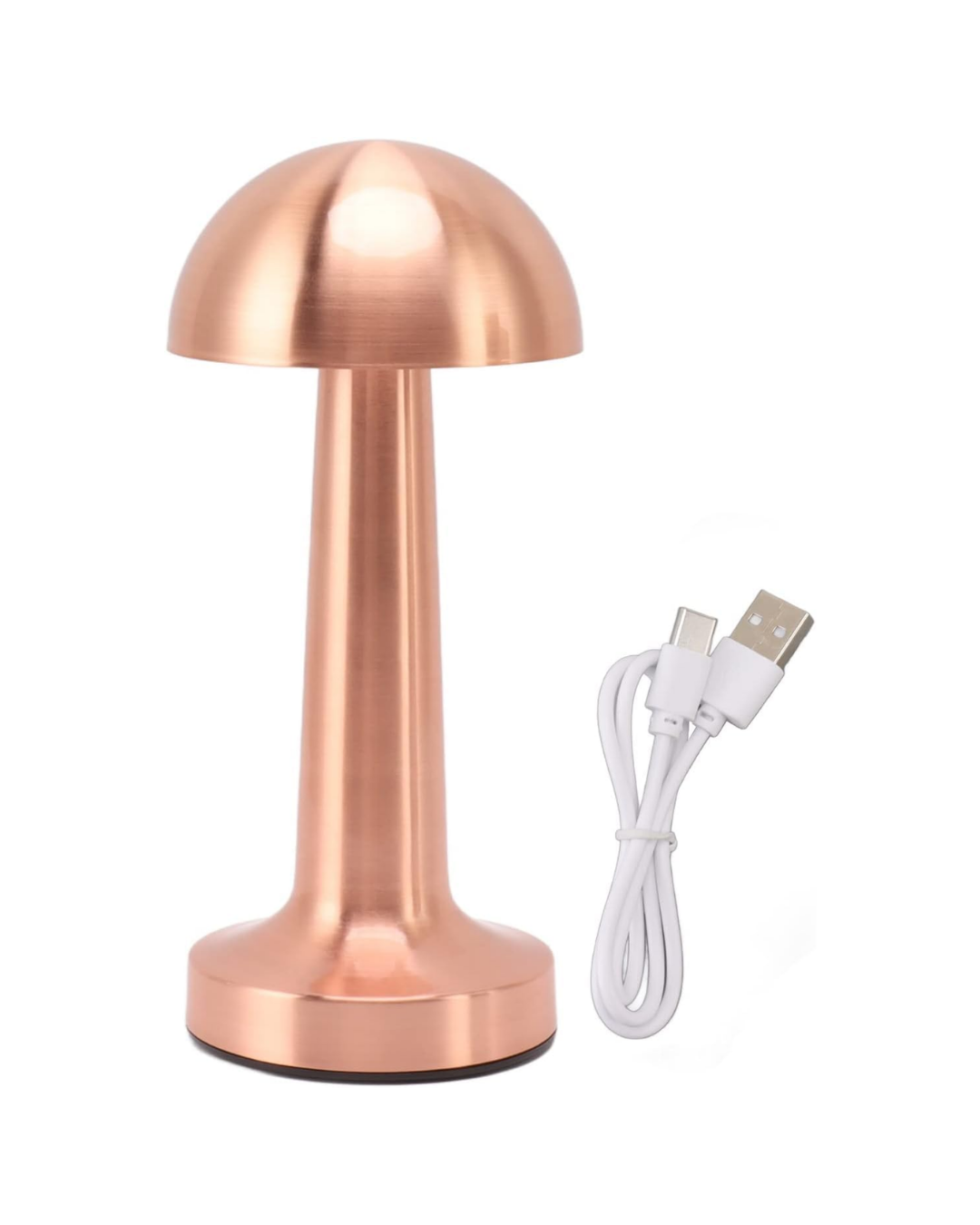 Modern Bronz Mantar Masa Lambası LED Dokunmatik Dekoratif Aydınlatma