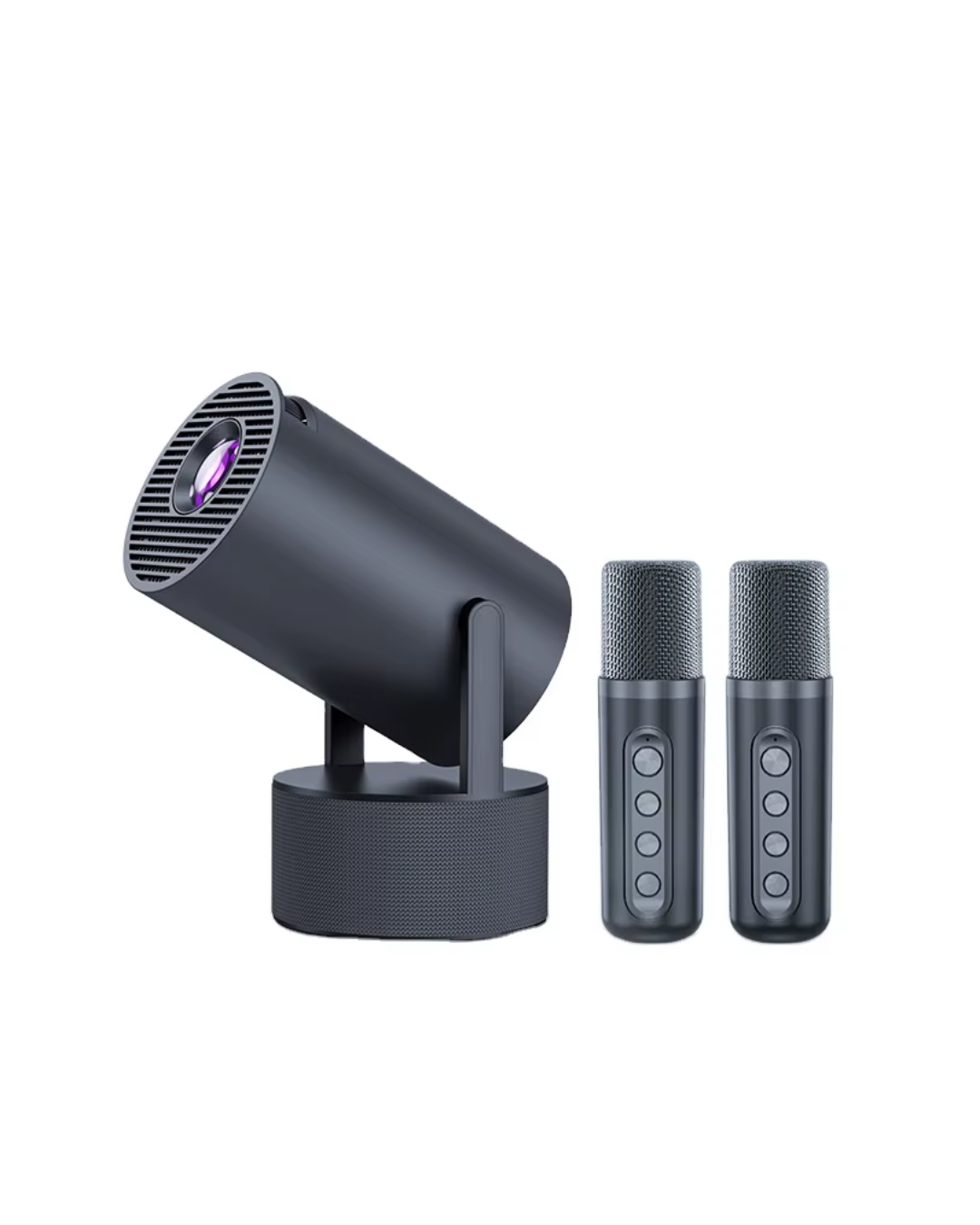 Akıllı Projeksiyon Cihazı Karaoke Mikrofonlu 1080P Android Yeni Nesil