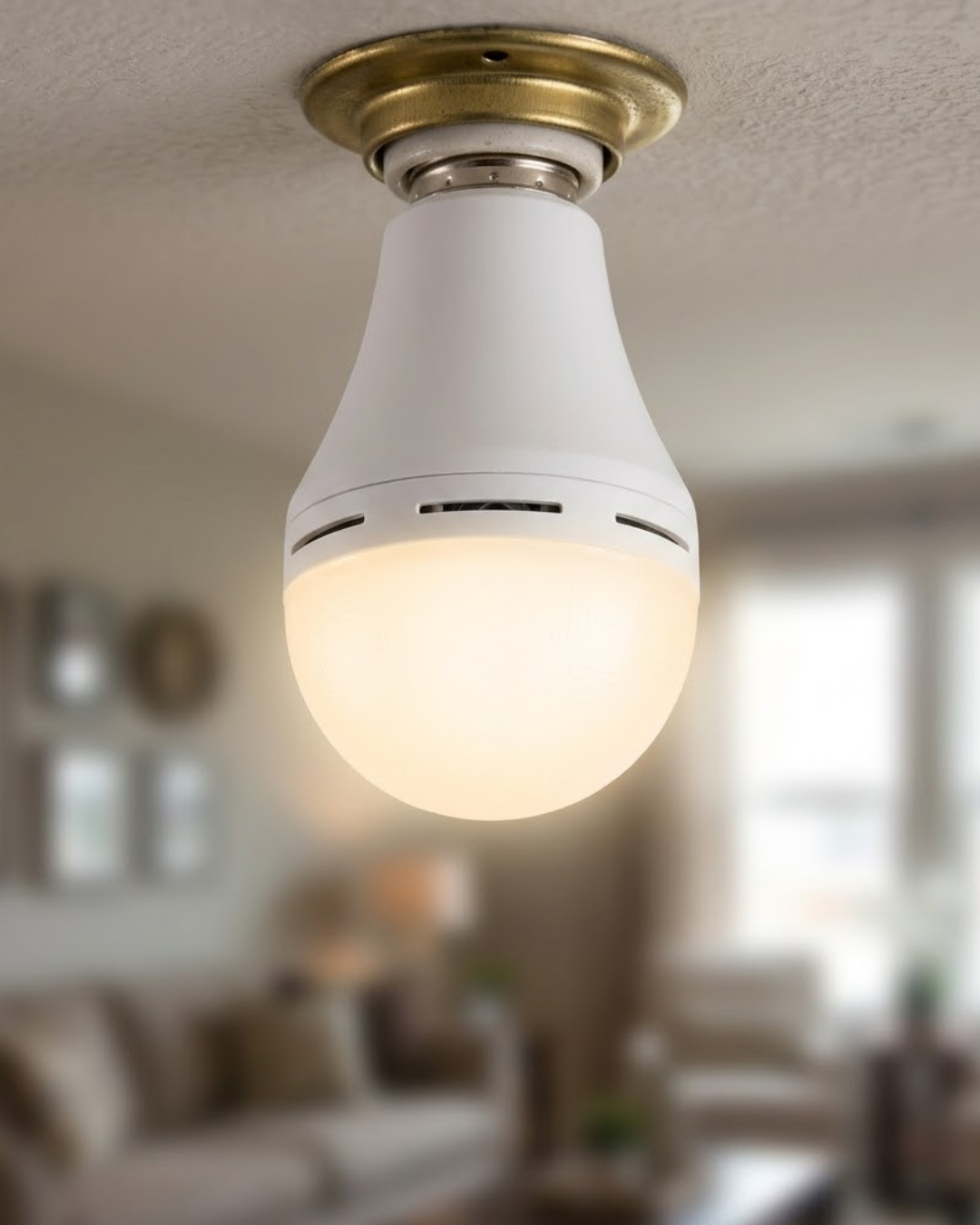 Şarjlı LED Ampul 35W 6500K Soğuk Beyaz E27 Duy Enerji Tasarruflu