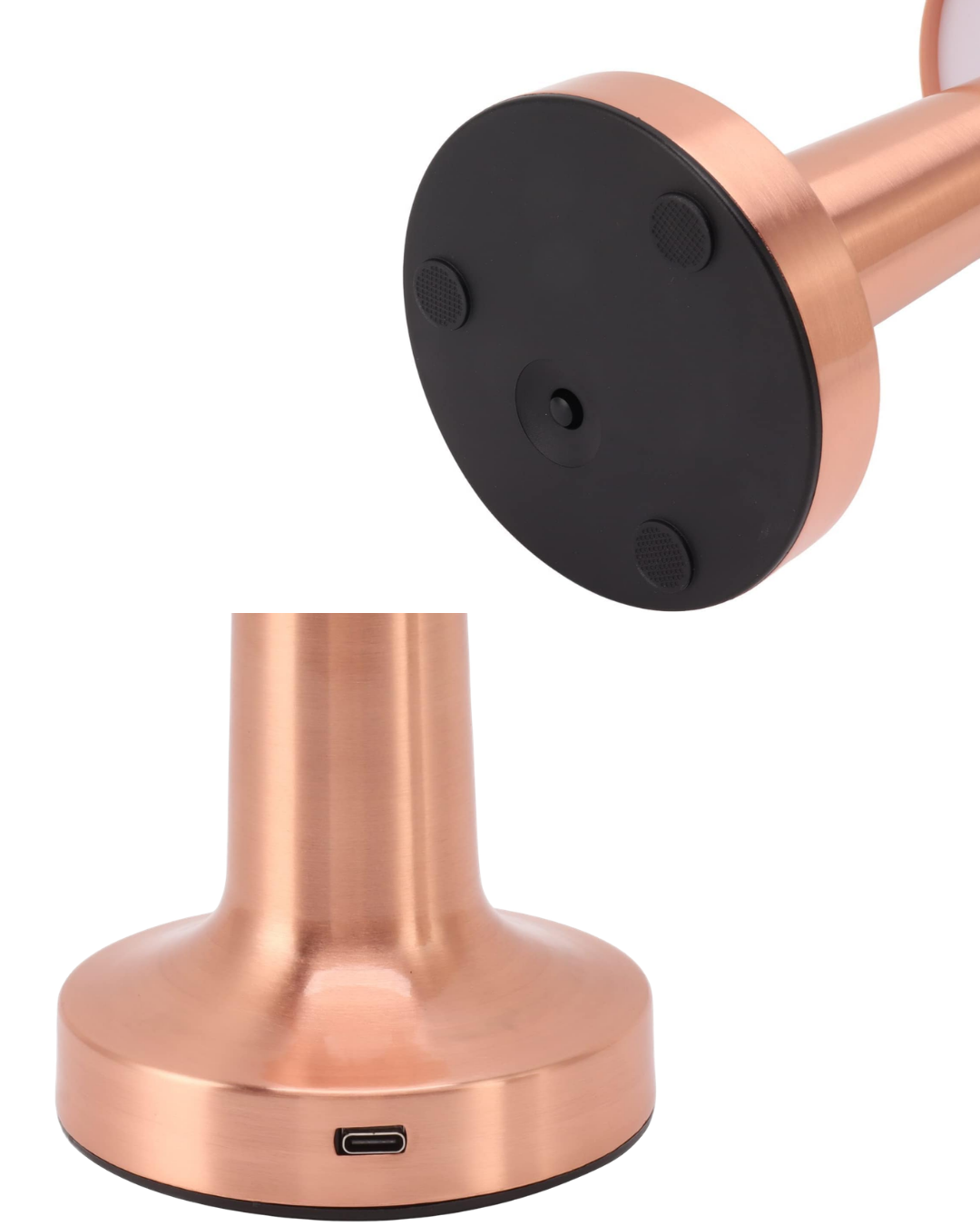 Modern Bronz Mantar Masa Lambası LED Dokunmatik Dekoratif Aydınlatma