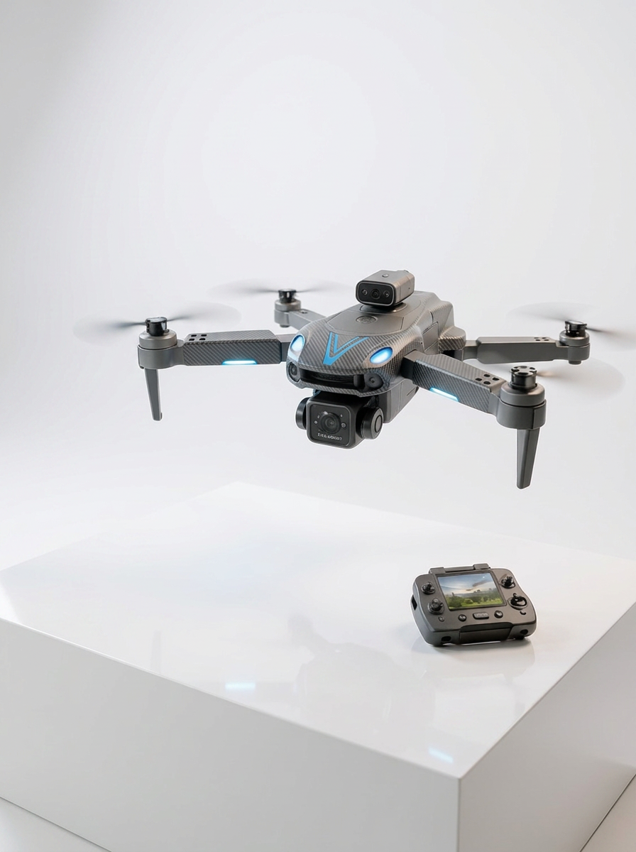 Uzaktan Kumandalı Çift Kameralı Hobi ve Fotoğraf Drone'u