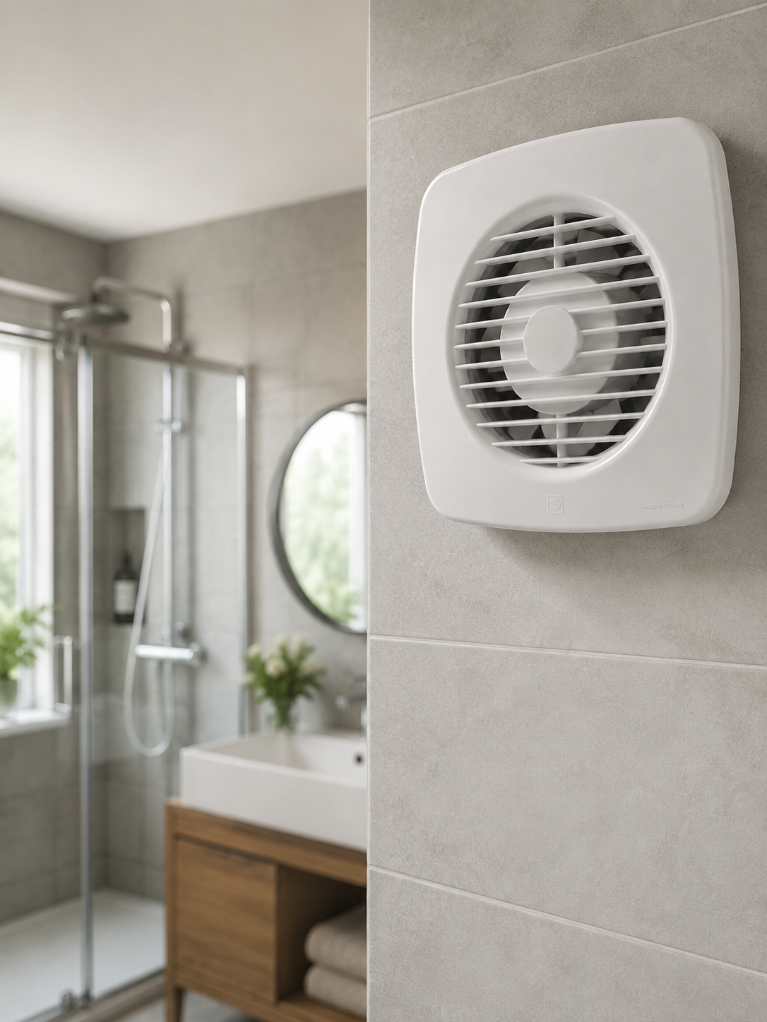 Ev Tipi Dekoratif Aspiratör 16 W 180 m³/h Banyo Mutfak WC Havalandırma Çözümü