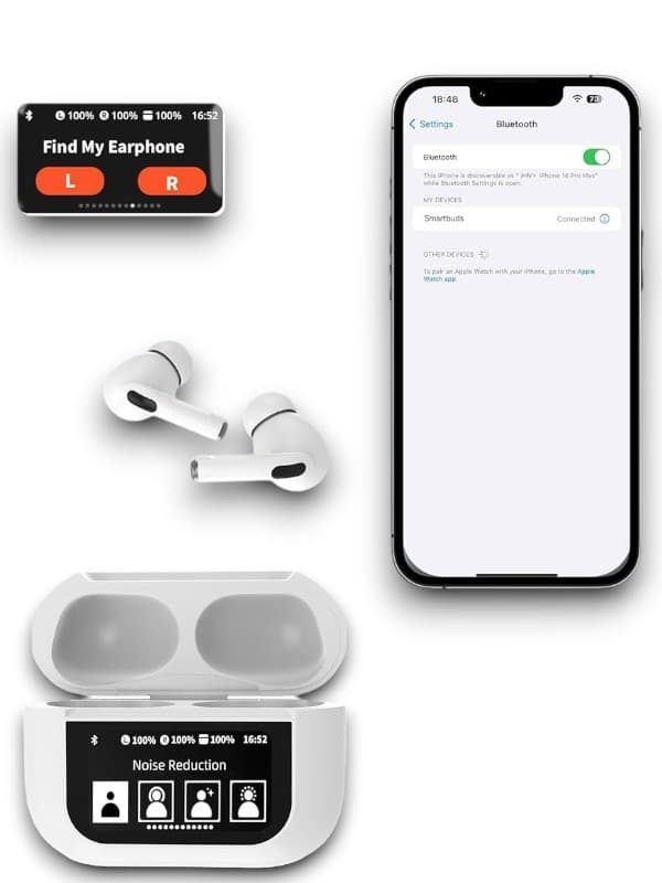 EKRANLI BLUETOOTH KULAKLIK