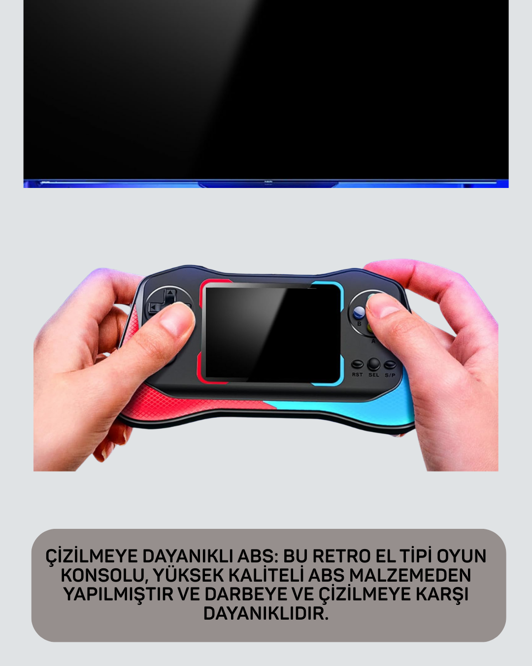 Taşınabilir Oyun Konsolu – 3,5" Ekranlı ve 500 Oyunlu